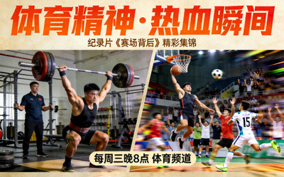 体育纪录片运动员训练比赛精彩瞬间海报